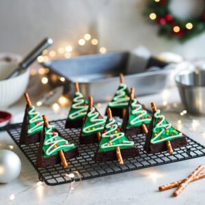 Christmas Tree Brownies