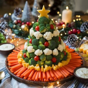 Christmas Tree Veggie Platter