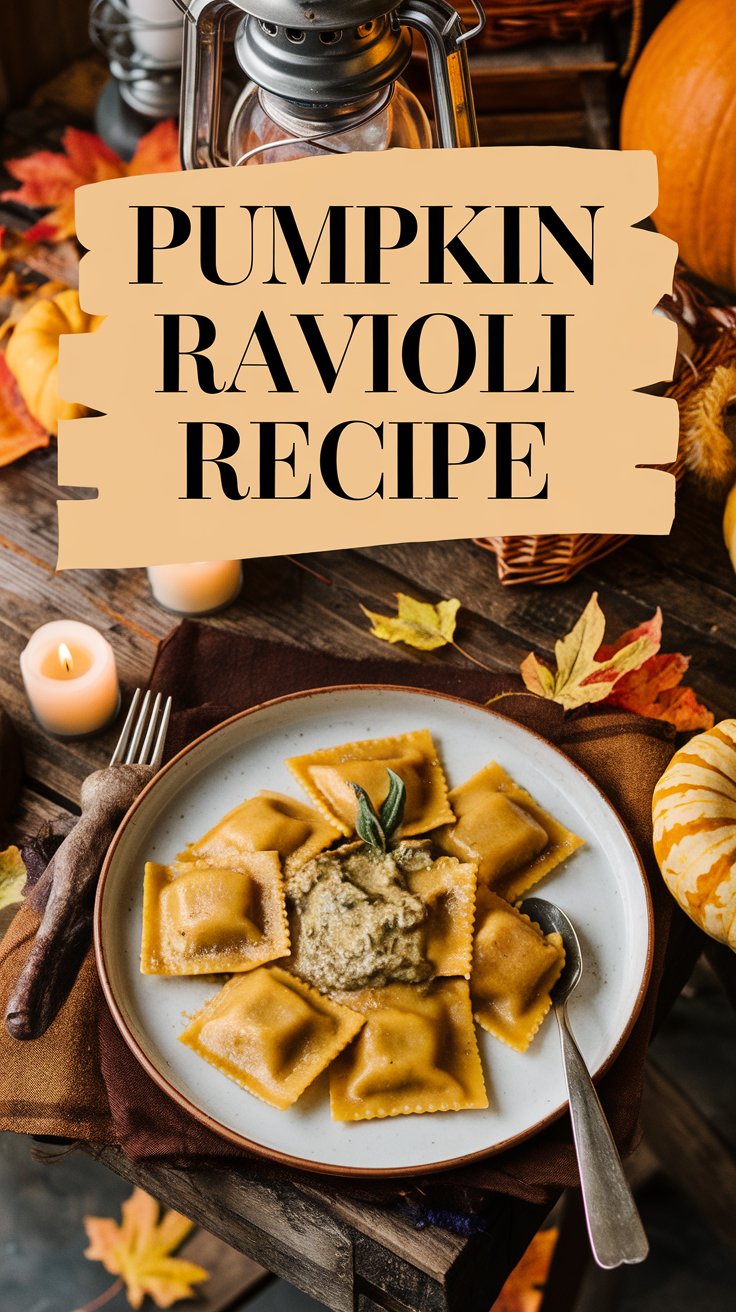 Pumpkin Ravioli Dinner Recipe - snapfoodie.com