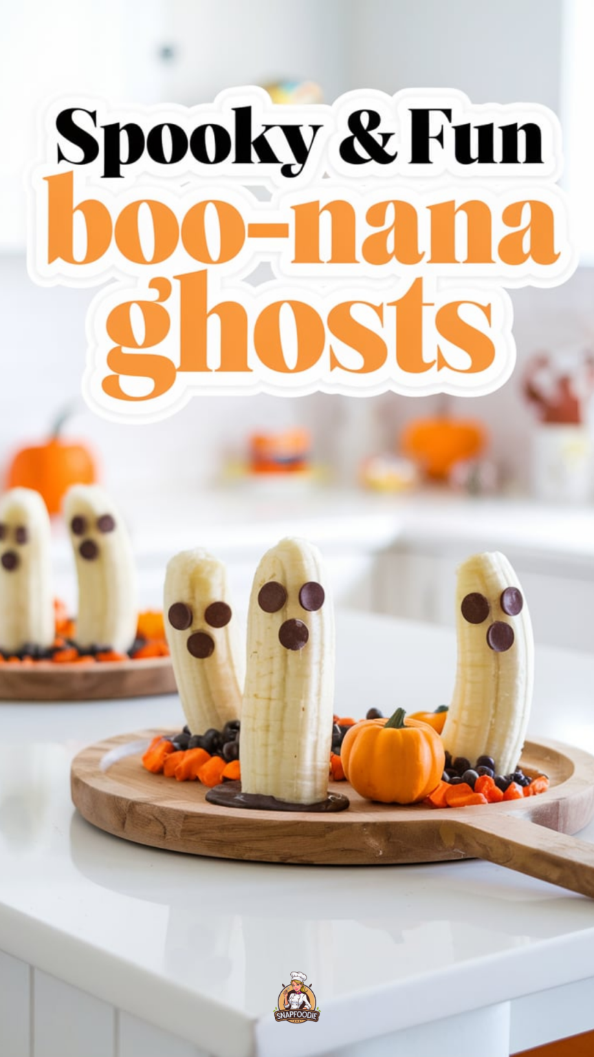 Boo-nana Ghosts Breakfast Recipe - snapfoodie.com