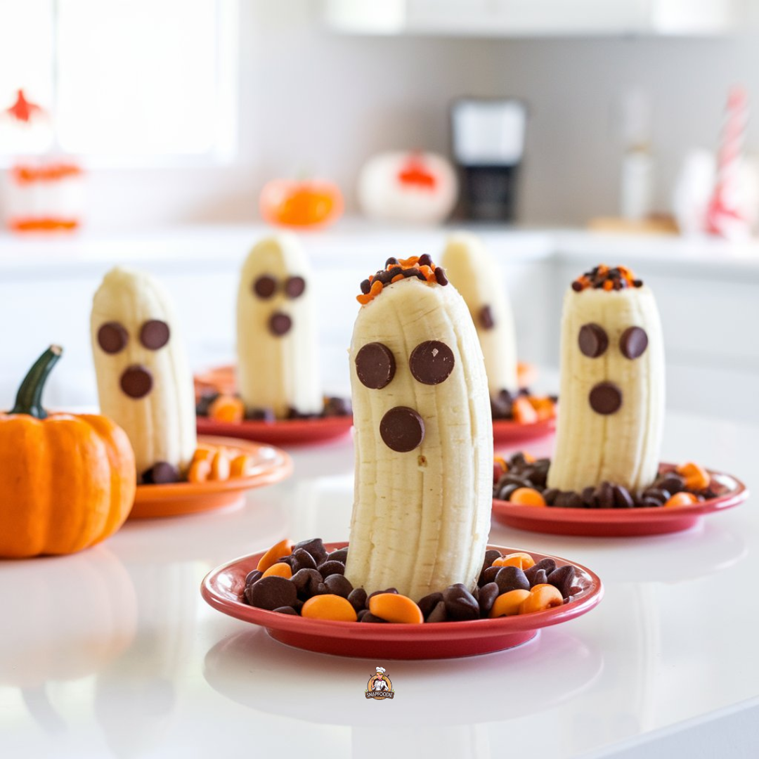 Boo-nana Ghosts Breakfast Recipe - snapfoodie.com